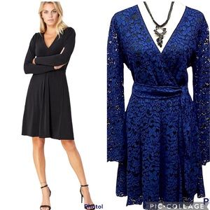 Hale Bob Lace Fit & Flare Dress